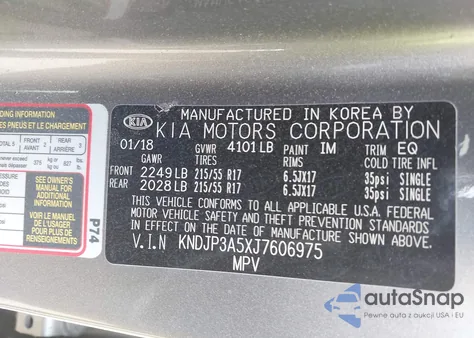 2018 Kia Soul + from USA, damaged, VIN KNDJP3A5XJ7606975